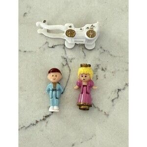 Polly Pocket Bluebird  Lot Prince Caspar Carriage Princess Polly rare!